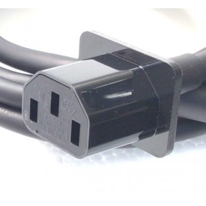 CABLE DE  ENCHUFE DE 3 PUNTAS 18 AWG  Y TRES ENTRADAS PARA MONITOR Y TV  NUEVO / ENCHUFE  TIPO B  / 15 A / 100-125 V / 3 CLAVIJAS / COMPATIBLE CON DIFERENTES DISPOSITIVOS        